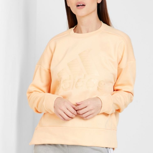 adidas peach sweater